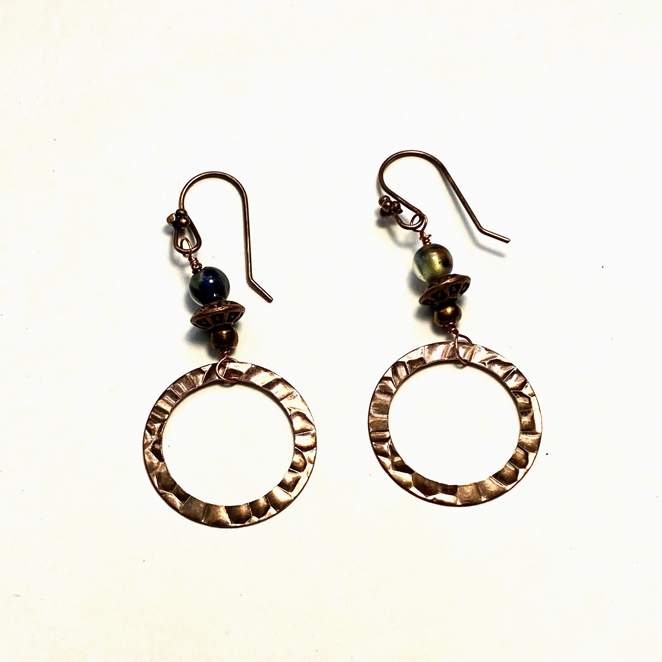 Jasper Copper Hoops